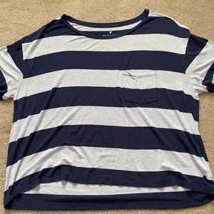 American Eagle Soft and Sexy Striped Tee